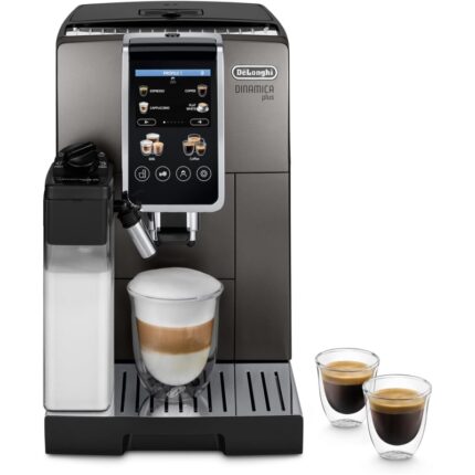 Cafetera Automática LatteCrema De'Longhi Dinamica Plus ECAM380.95.TB 24 Recetas 1450W